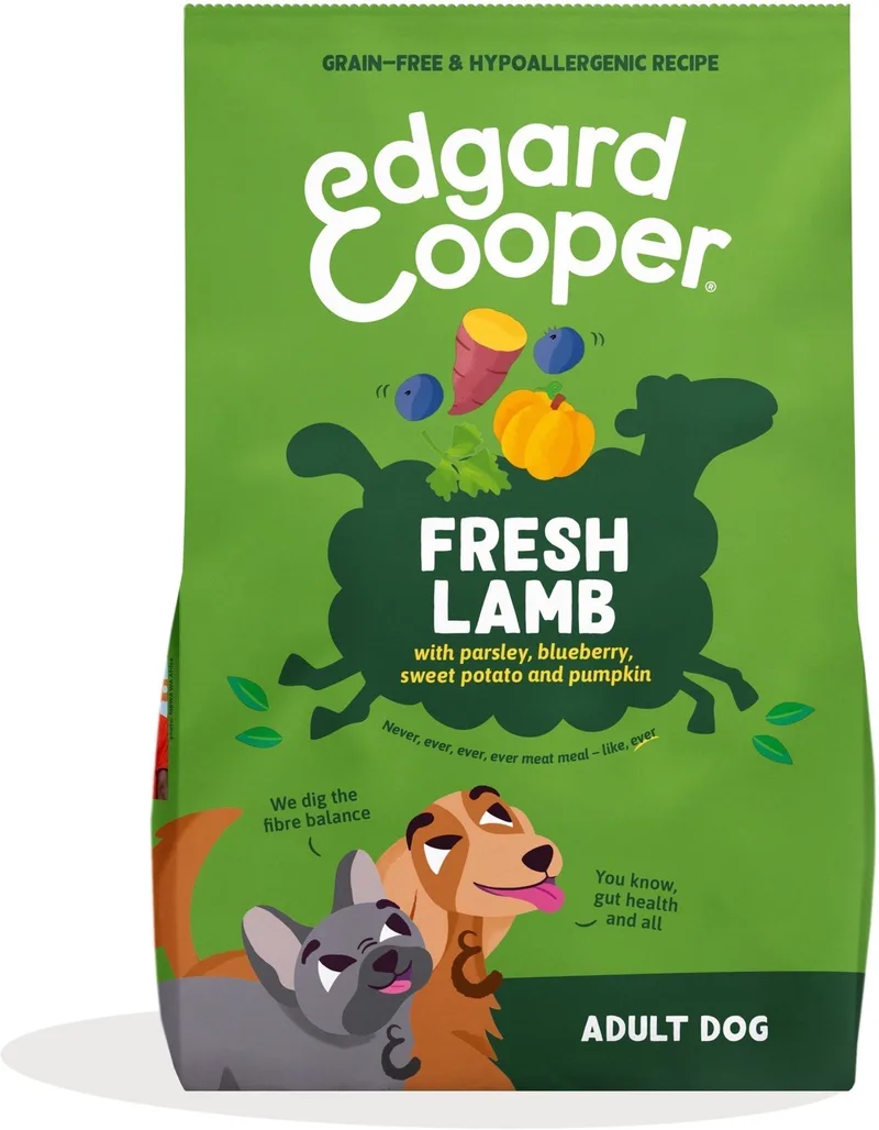 Medium Adult Dog - Hondenvoer - Lam 1 kg von Edgard & Cooper – Produktfoto