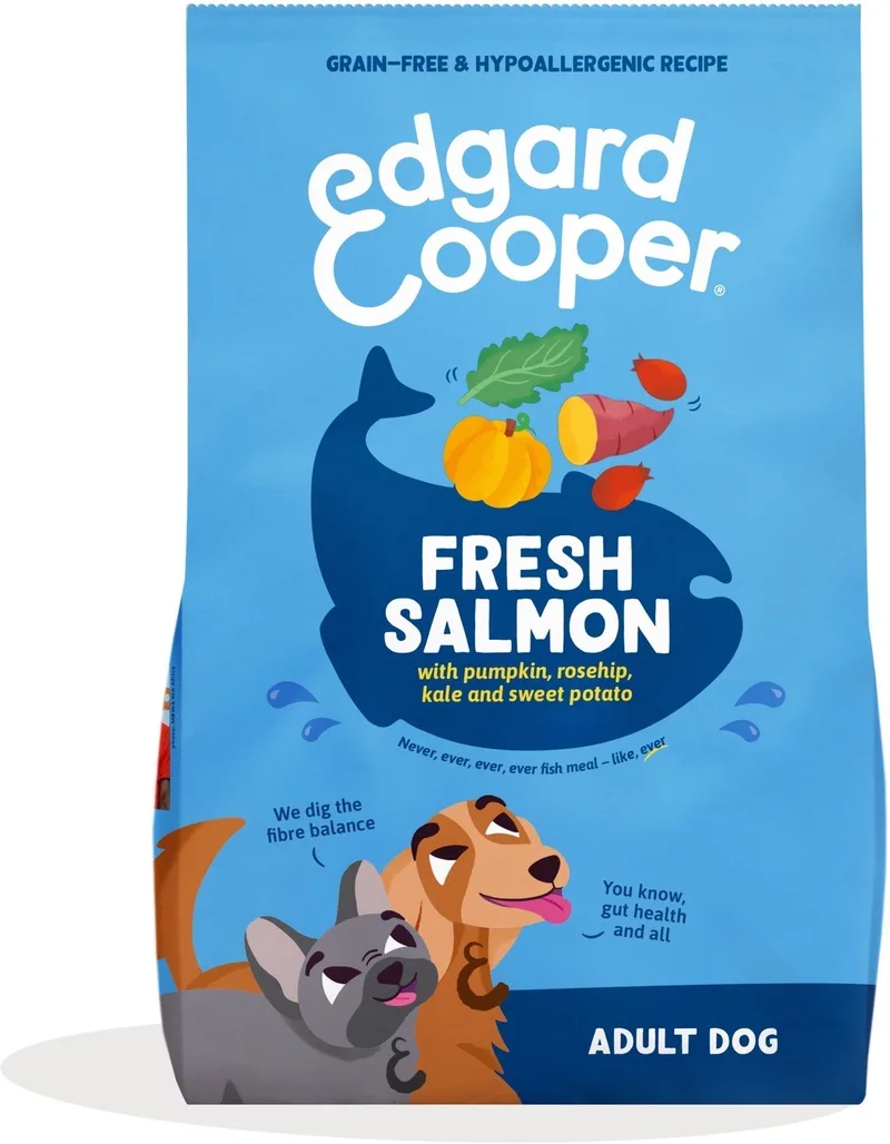 Medium Adult Dog - Hondenvoer - Zalm 1 kg by Edgard & Cooper – product photo