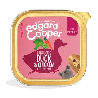Nassfutter Für Welpen Mit Ente Und Huhn 300 G von Edgard & Cooper – Produktfoto 1 von 2