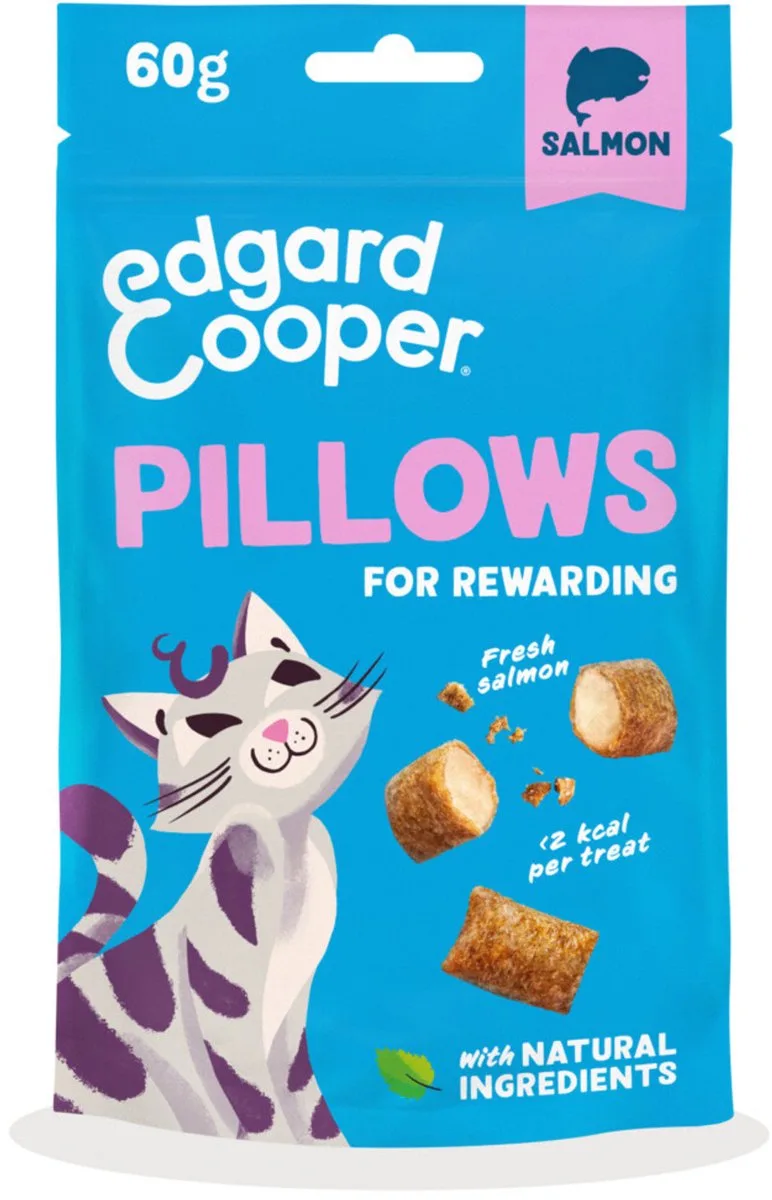 Pillows - Kattensnack - Zalm 60 g de Edgard & Cooper – photo produit