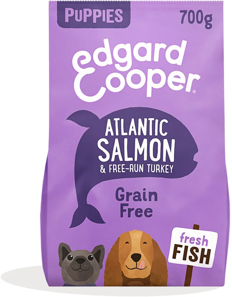 Puppy Graanvrij Zalm&Kalkoen - Hondenvoer - 700 g von Edgard & Cooper – Produktfoto