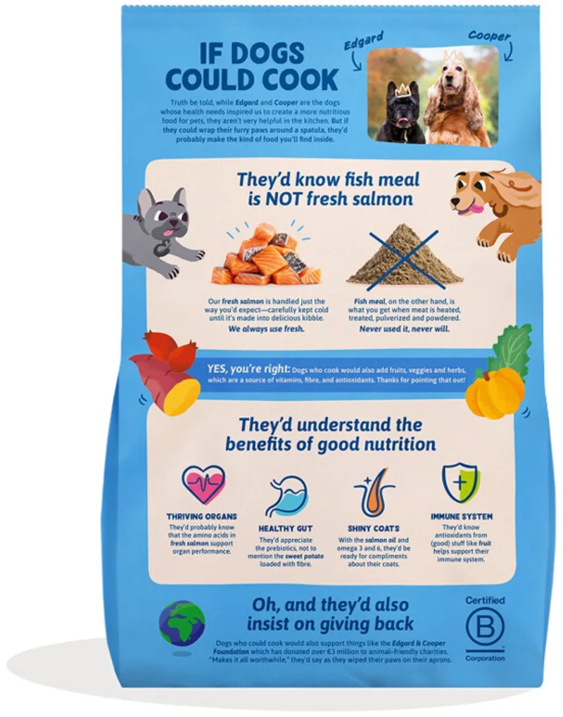Small Adult Dog Zalm - Hondenvoer - 700 g by Edgard & Cooper – product photo