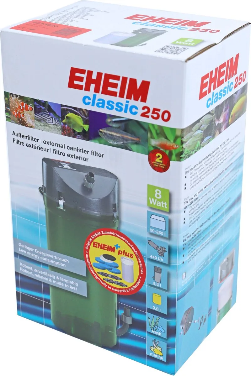 Classic 250 - Buitenfilter - 440L/u - Met Filtermassa by Eheim – product photo 1 of 3