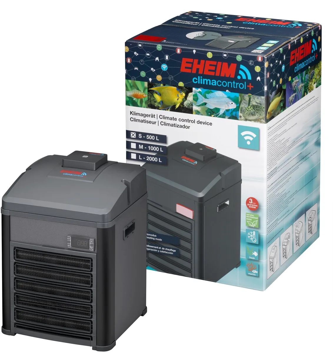 Climacontrol+ - Verwarming - Tot 500 L L de Eheim en Noir – photo produit