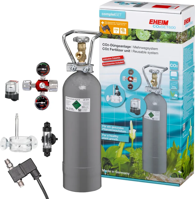 Co2 Set 600 Incl. Fles & Magneetventiel von Eheim in Color – Produktfoto 1 von 2