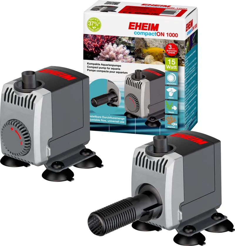 Compacton 1000 - Aquariumpomp - 12x14x7 cm - 400 L/H von Eheim in Color – Produktfoto 1 von 4