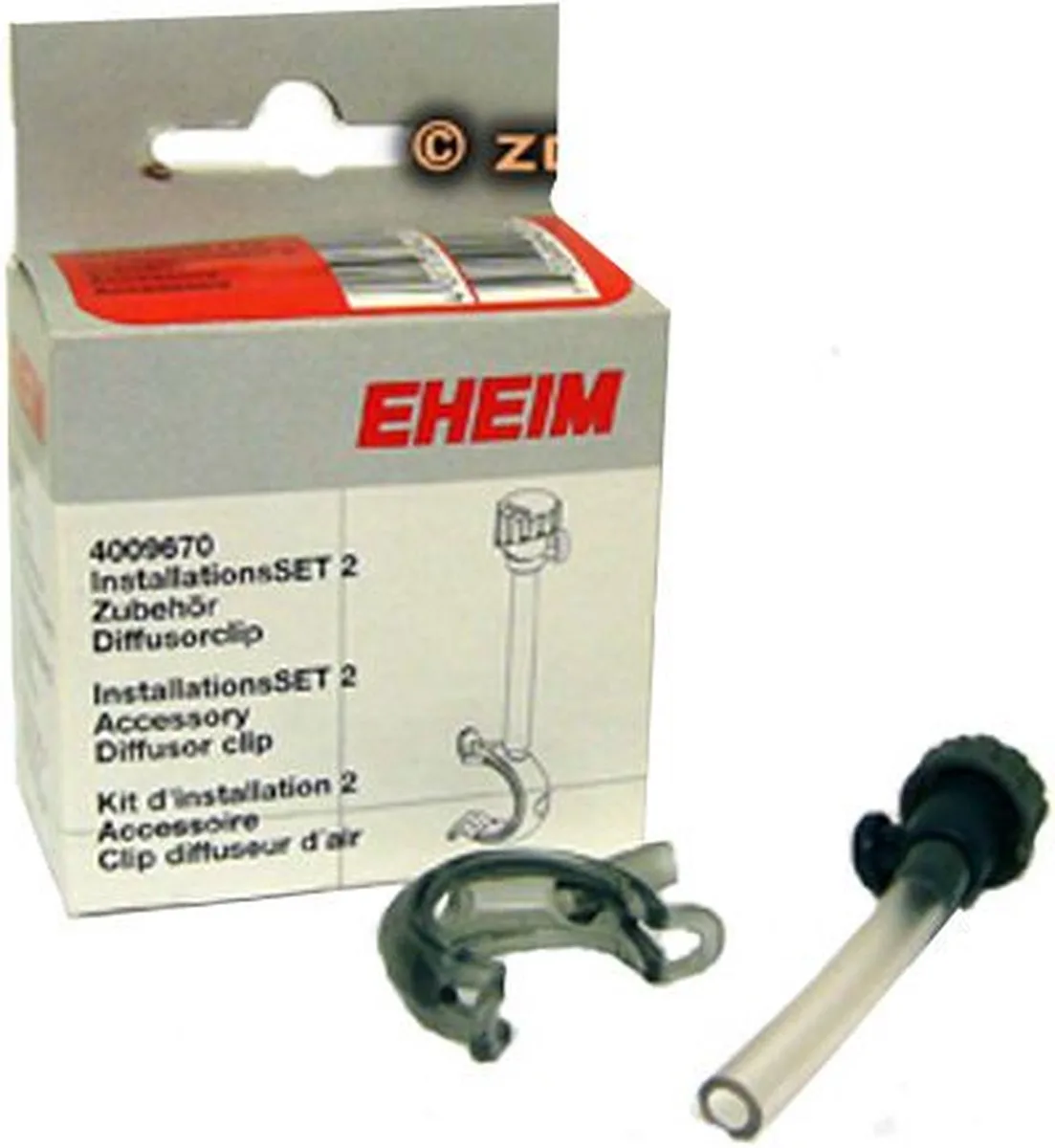 Diffusorclip voor Installatieset 2 van Eheim in Grijs – productfoto