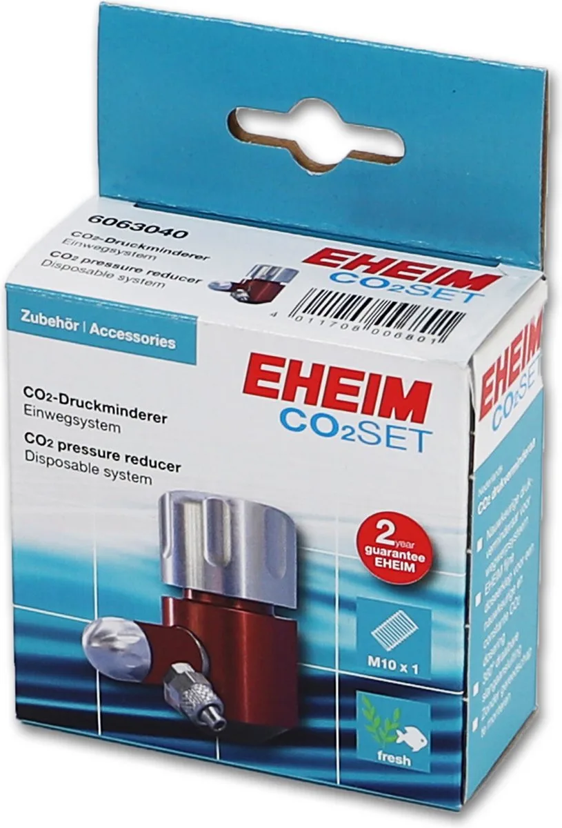 Co2 6063200 Druckminderer Für Einwegflasche von Eheim in Silber – Produktfoto
