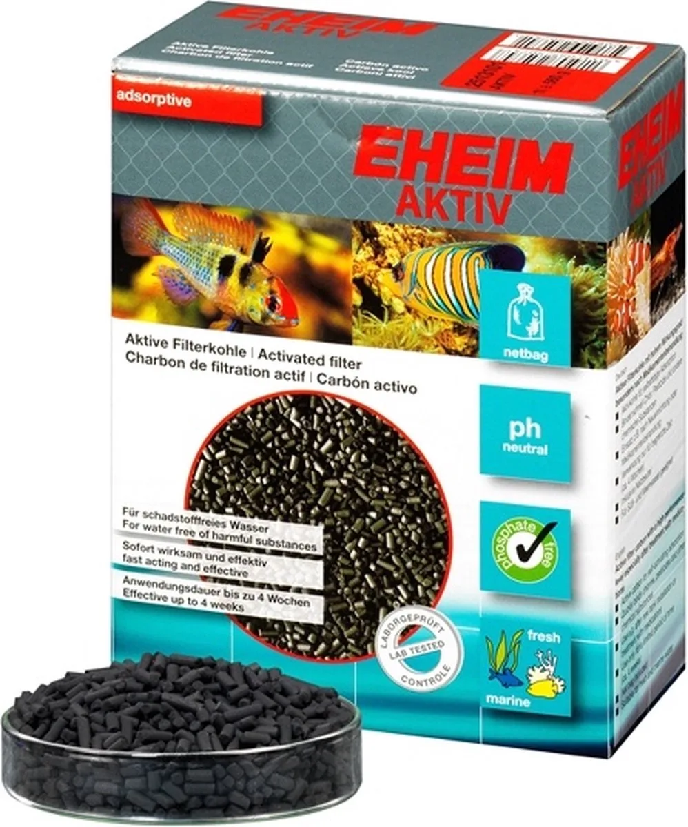 Charbon Actif Minéral Aktiv Pour Eau Douce Et Eau De Mer En Filet 1120g 2l de Eheim – photo produit