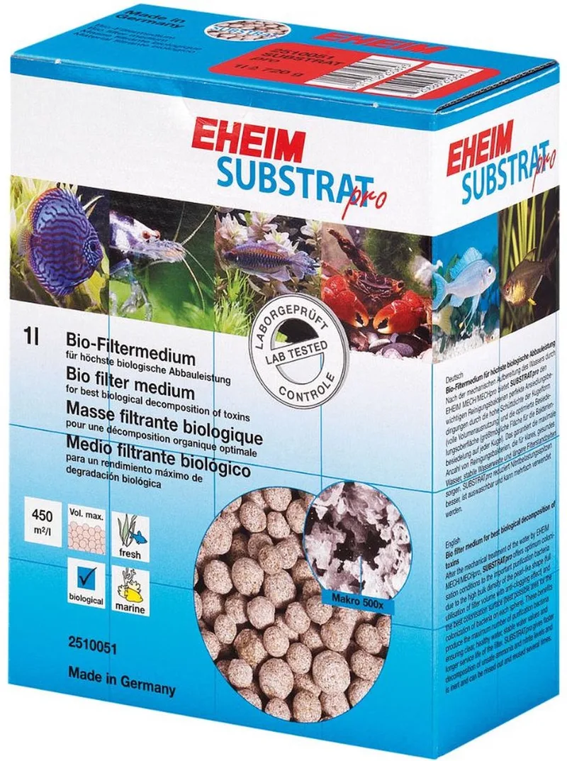 Filtermassa Substrat Pro - Aquariumfilter - 1 L de Eheim – photo produit 1 sur 3
