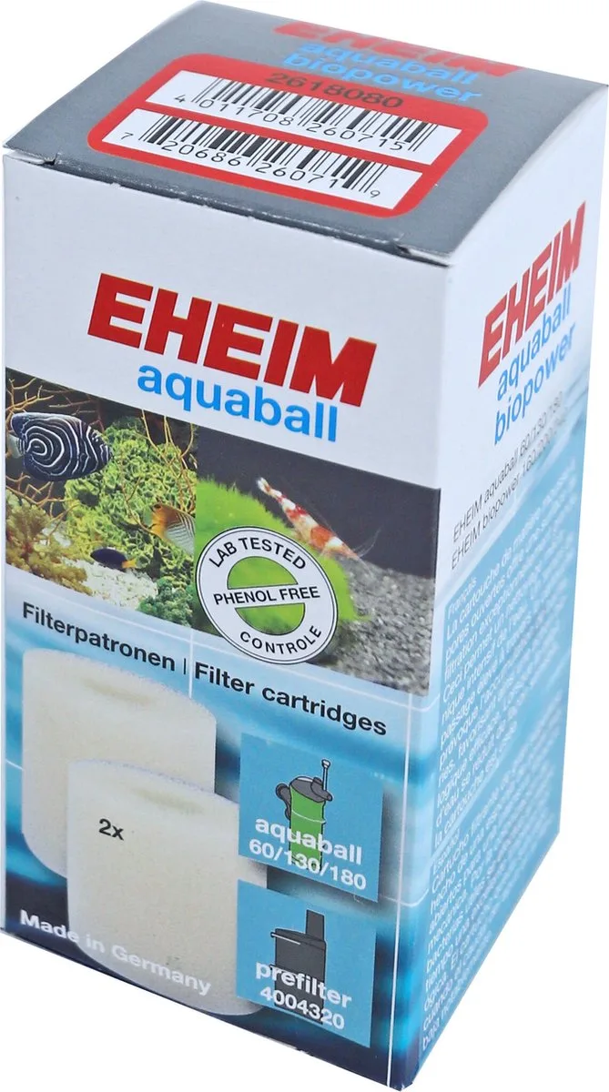 Filterpatroon Aquaball 60-180 Biopower 160-240 van Eheim – productfoto