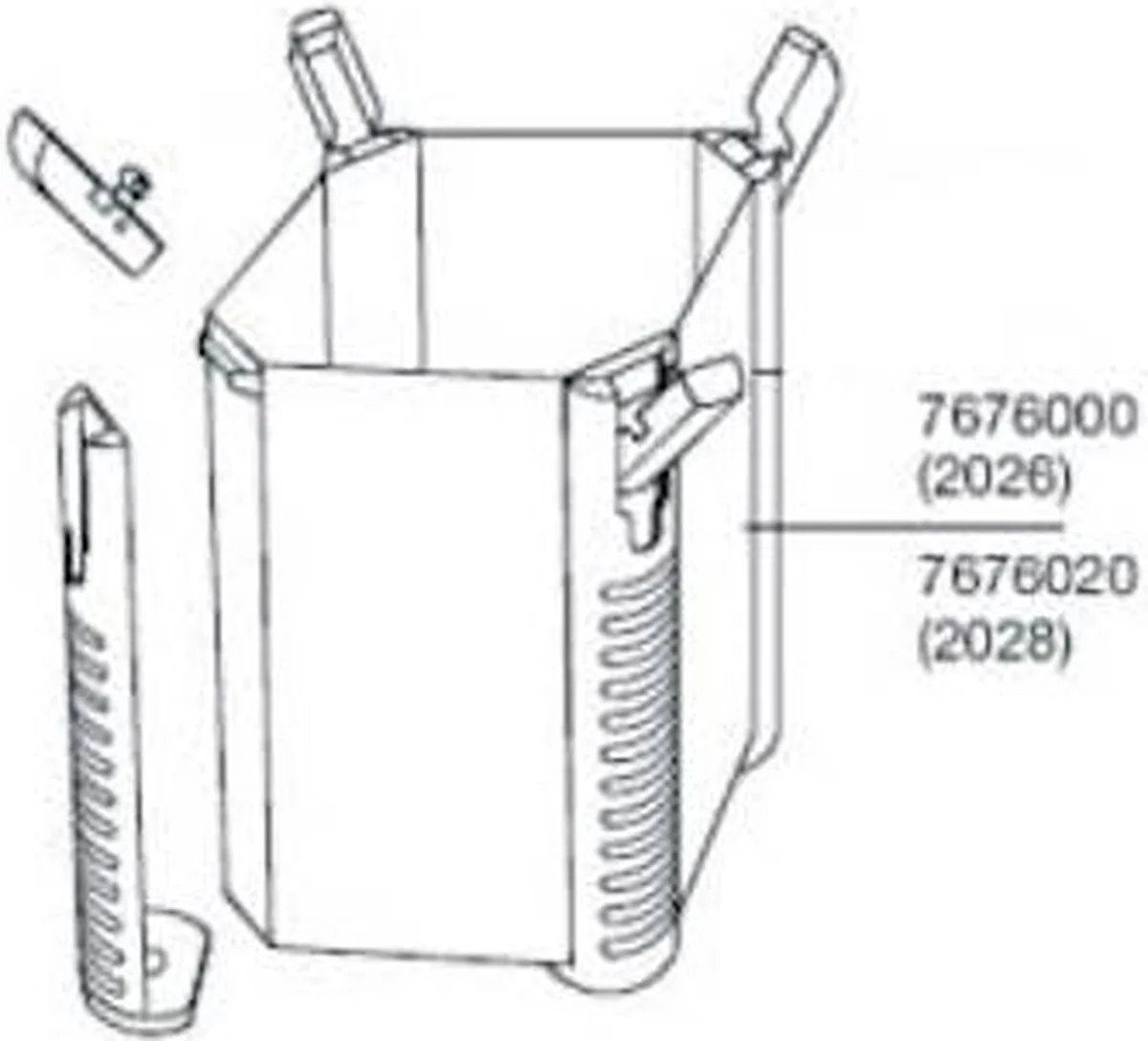 Filterpot voor 2026,2226-2426 de Eheim – photo produit