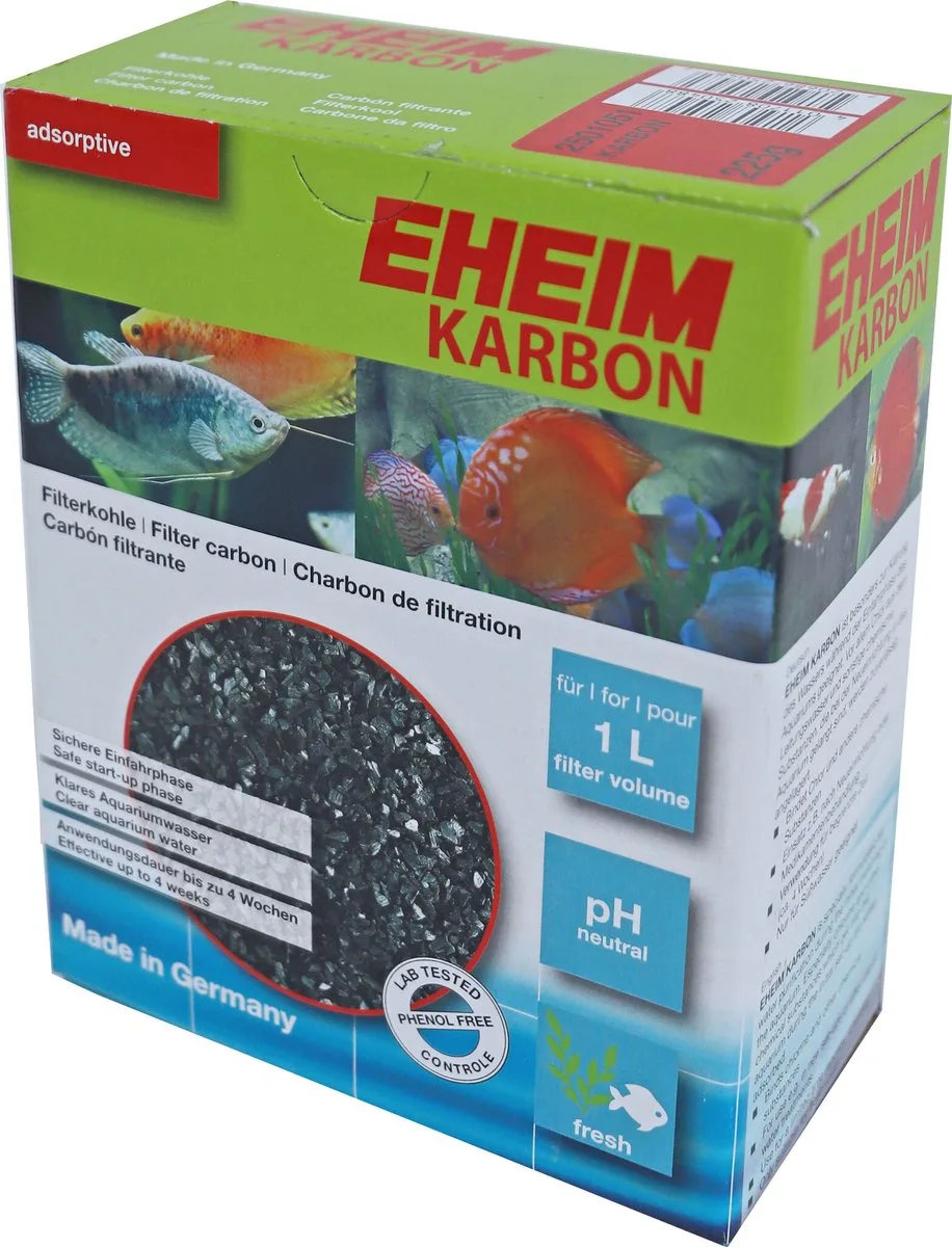 Karbon Aktivkohle Für Süßwasser 225g 1l von Eheim in Schwarz – Produktfoto