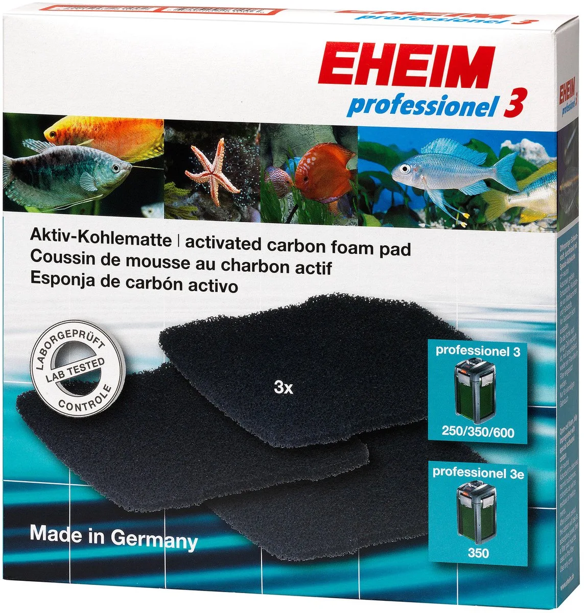 Koolvlies Professioneel 3 250/350/600 3 stuks von Eheim – Produktfoto