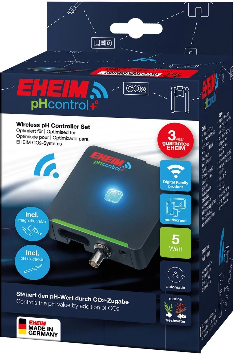 Ph Control+e Wlan-controller von Eheim in Silber – Produktfoto