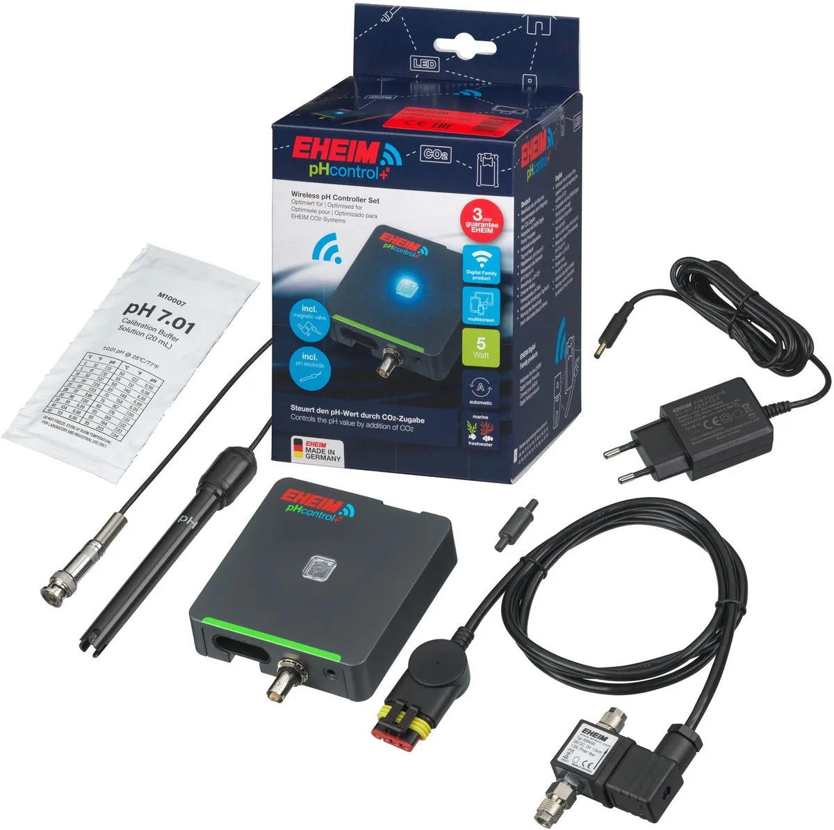 Phcontrol+e Wifi Komplettset Zur Einstellung Des Ph-wertes von Eheim in Transparent – Produktfoto