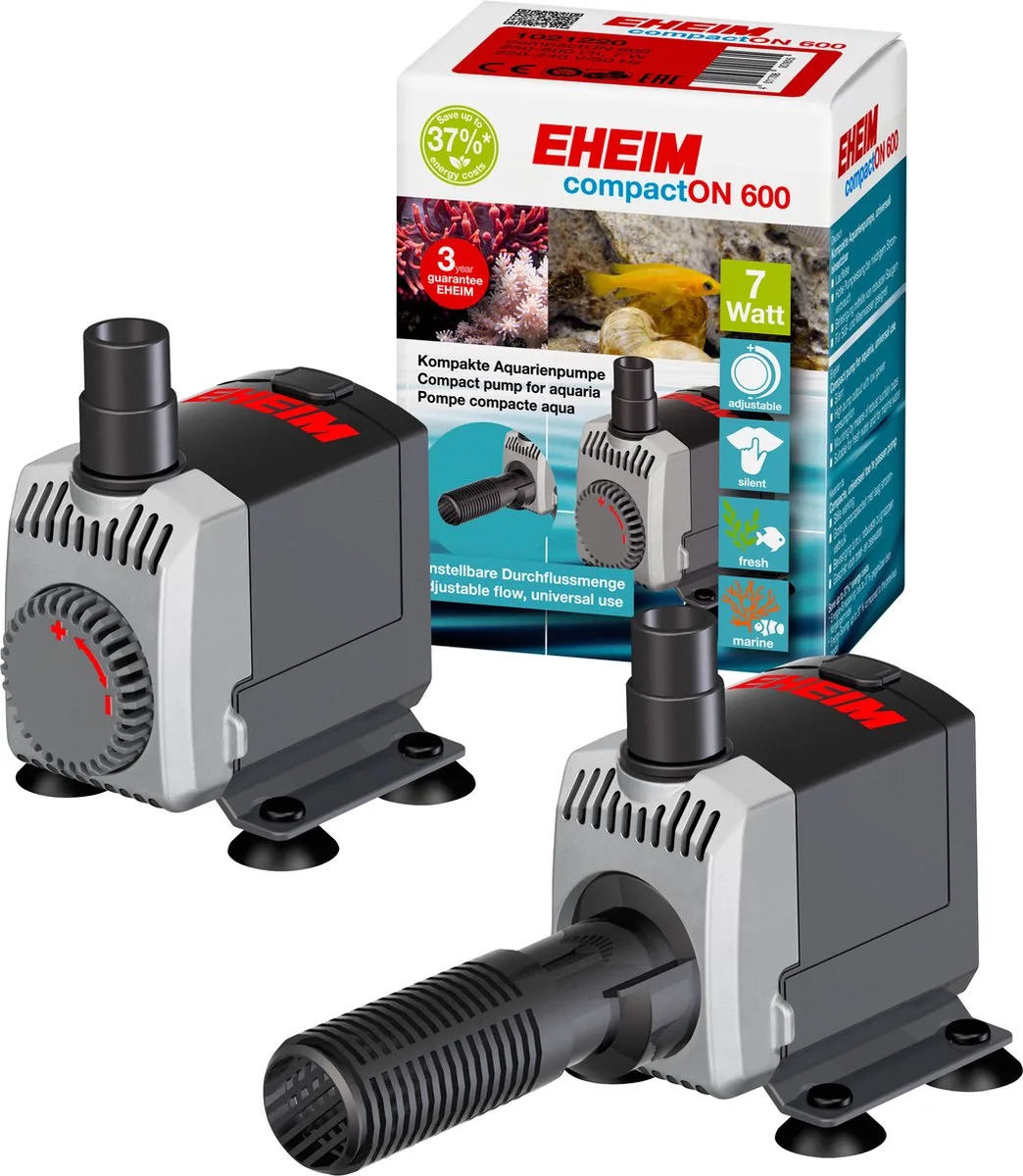 Compacton 600 Compact Wasserpumpe von Eheim in Schwarz – Produktfoto