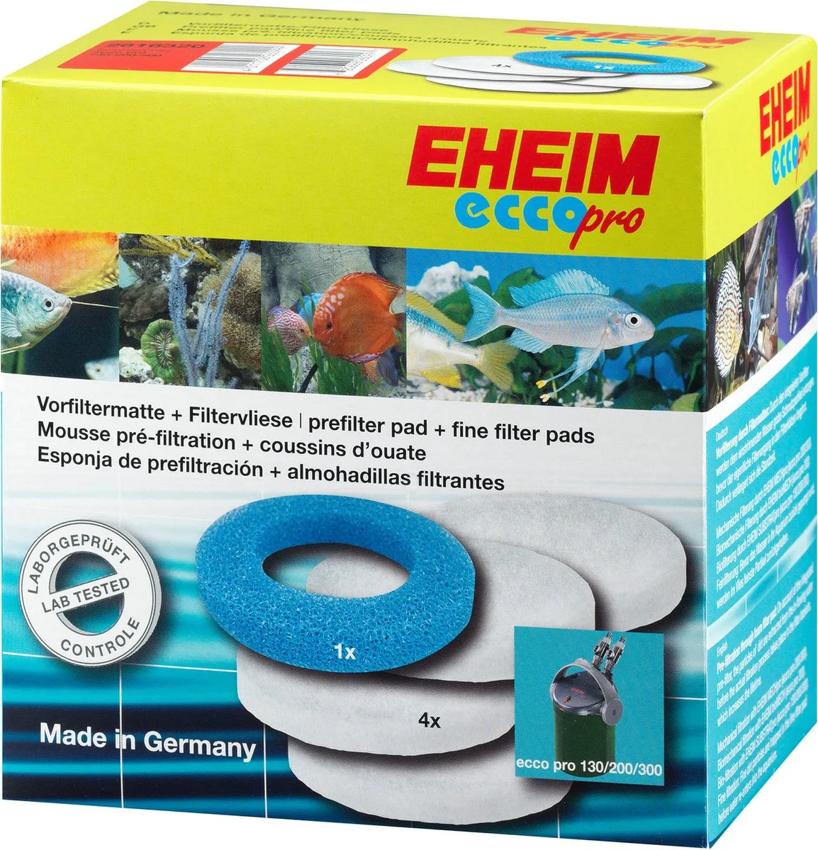 Ensemble De Tampons De Filtre Ecco Pro (2032/34/36) de Eheim – photo produit