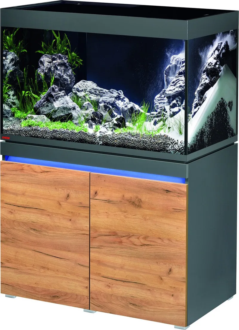 Set Incpiria - Aquariumset - 100x60x144 cm von Eheim in Grau – Produktfoto