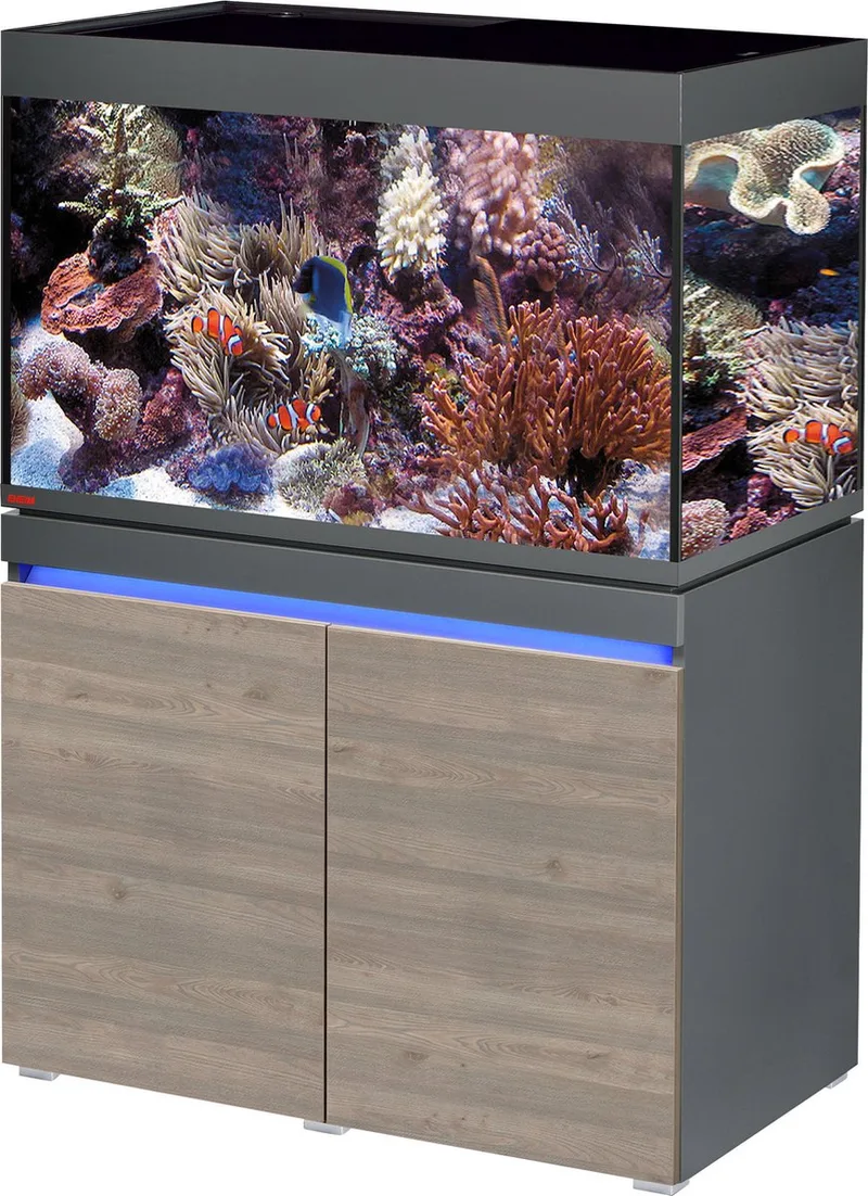 Set Incpiria Marine 330 - Aquarium Meubel - Eik - 100x144x60cm by Eheim in Graphiet – product photo