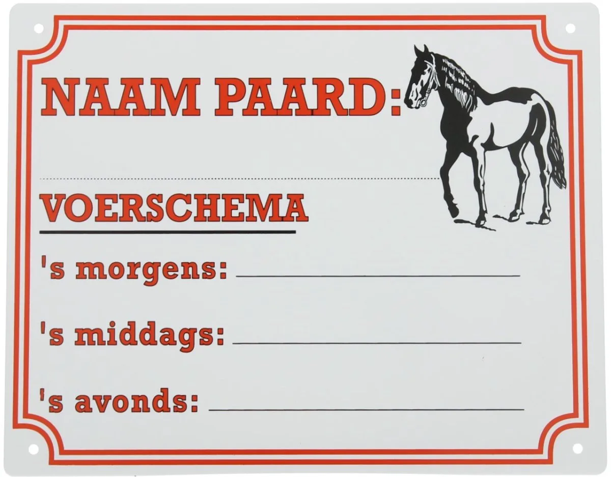Bord Epplejeck Paard/voerschema från Epplejeck – produktbild
