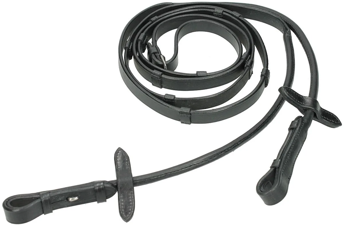 Dressuurteugel Epplejeck Ronde Stops von Epplejeck in Schwarz – Produktfoto