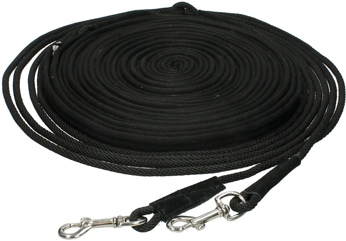 Dubbele Longeerlijn Epplejeck Soft von Epplejeck in Schwarz – Produktfoto
