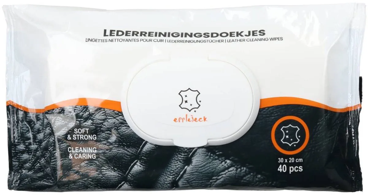 Leder Reinigingsdoekjes Epplejeck von Epplejeck – Produktfoto