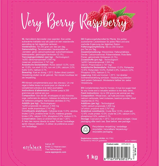 Paardensnoepjes Epplejeck Ejvery Berry Raspberry