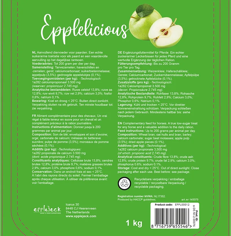 Paardensnoepjes Epplejeck Epplelicious by Epplejeck – product photo