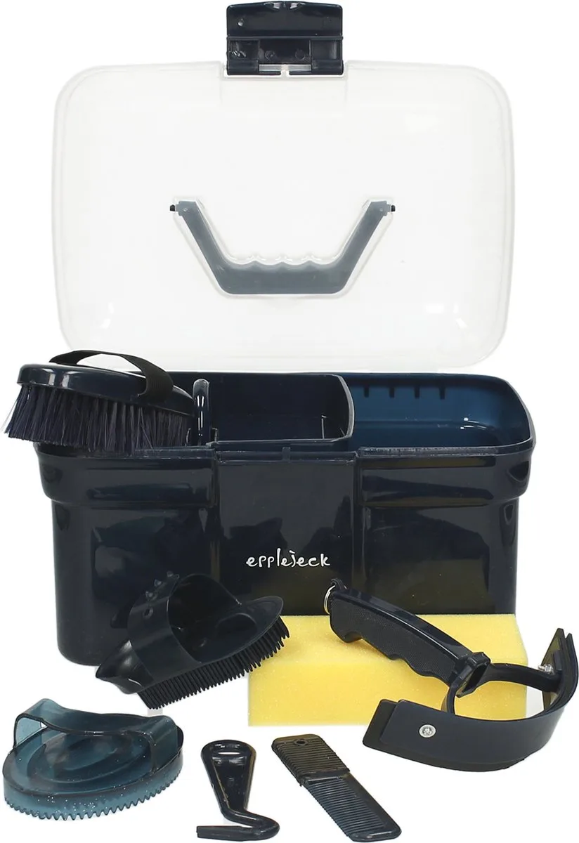 Poetsbox Epplejeck Deluxe by Epplejeck in Donkerblauw-blauw – product photo