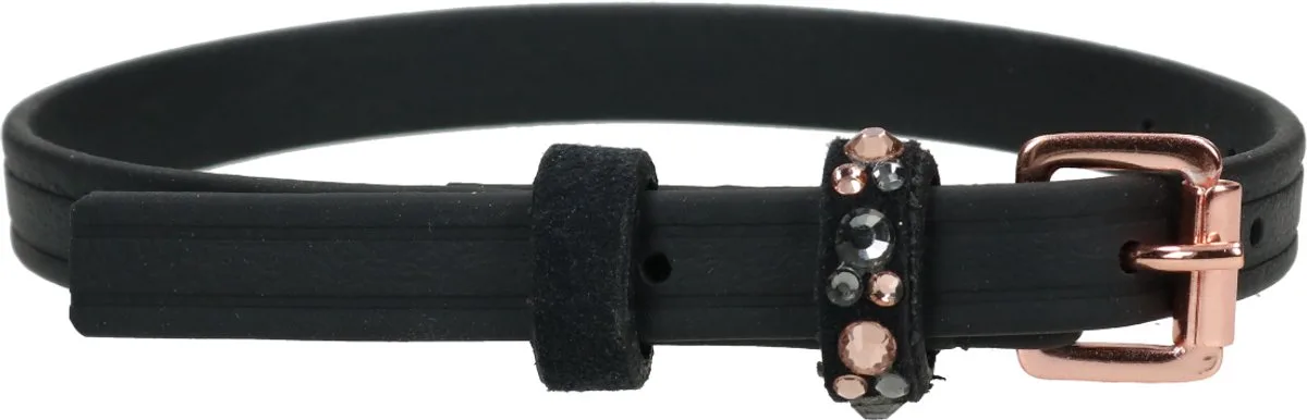 Sporenriemen Epplejeck Ejbiothane Crystal Zwart-goud de Epplejeck en Noir – photo produit