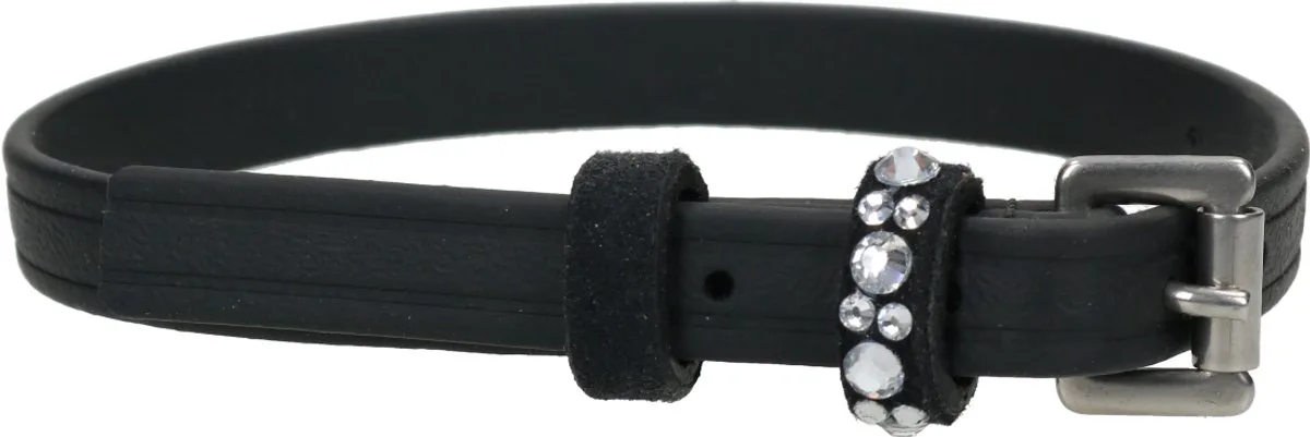 Sporenriemen Epplejeck Ejbiothane Crystal Zwart-zilver de Epplejeck en Noir – photo produit