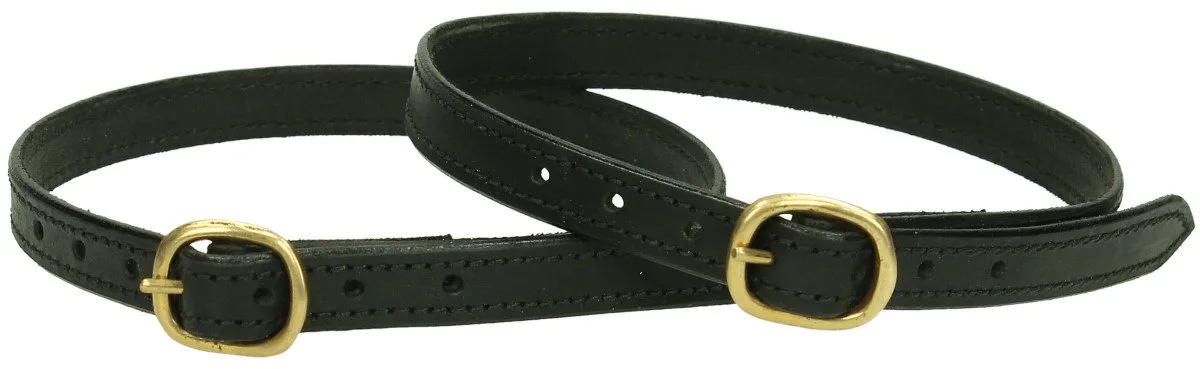 Sporenriemen Epplejeck Luxe Leer Zwart-goud de Epplejeck en Noir – photo produit