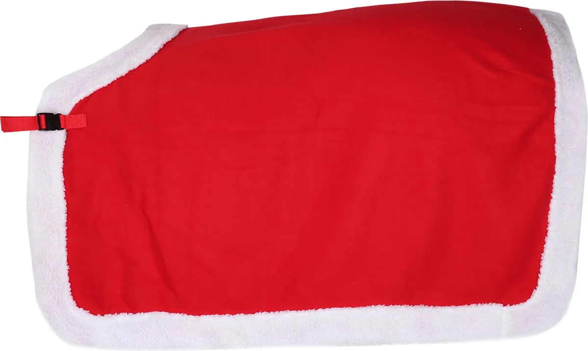 Uitrijdeken Epplejeck Ejchristmas - Pony von Epplejeck in Rot – Produktfoto