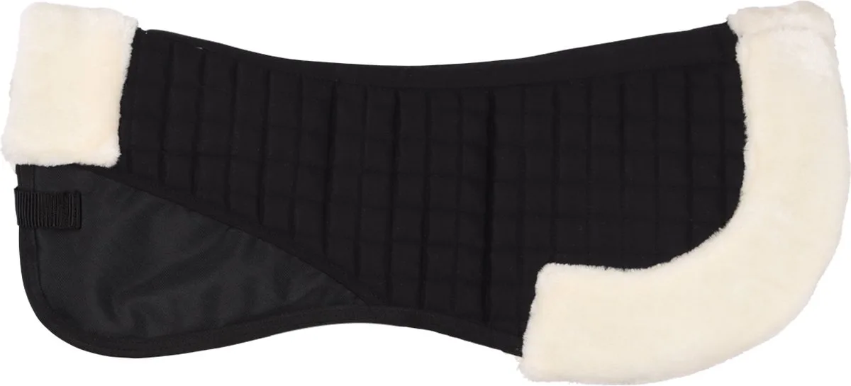 Zadelonderlegger Epplejeck Ejfaux Fur från Epplejeck i Zwart-beige – produktbild