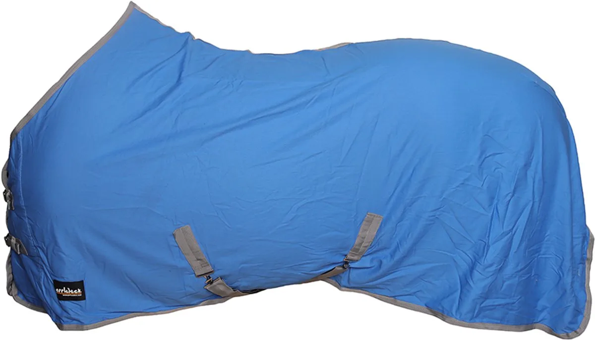 Zomerdeken Epplejeck Ejbarcelona 2.0 - 145/195 van Epplejeck in Middenblauw – productfoto