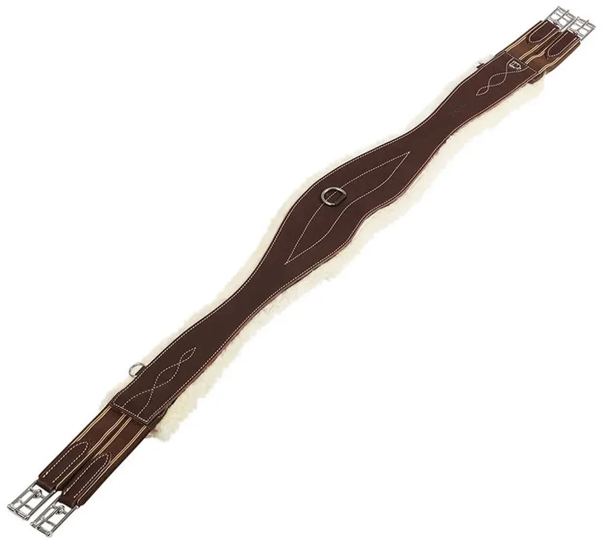 Alizee Springen Paardensingel Bruin 105 cm by Equestro in Dark Brown – product photo