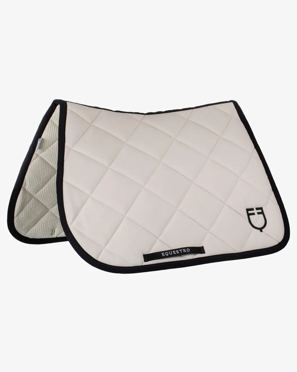 Black Line Edition Zadeldek Full van Equestro in Zwart – productfoto