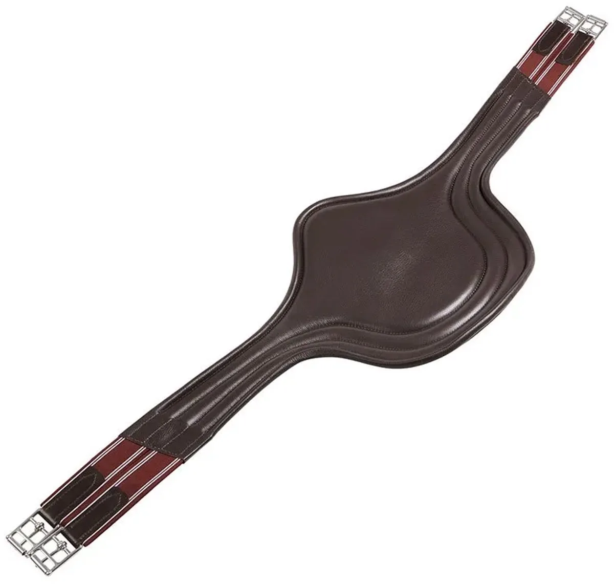 Desiree Springen Paardensingel Bruin 125 cm by Equestro in Dark Brown – product photo