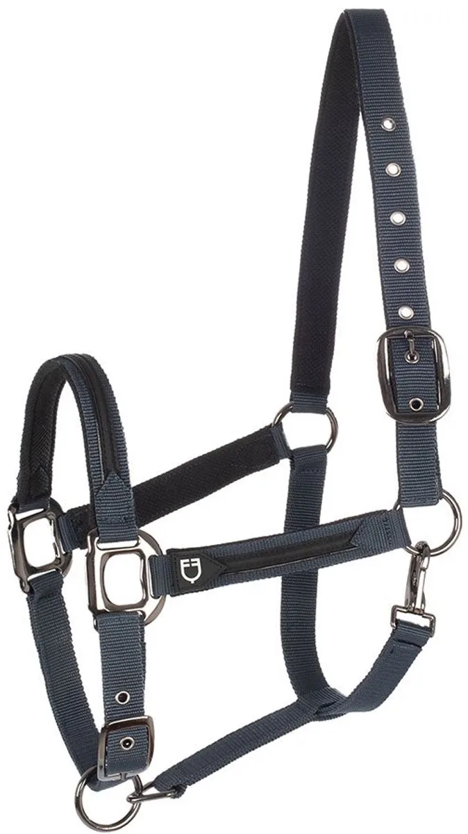 Elegance Halster Blauw Full by Equestro in Dark blue – product photo