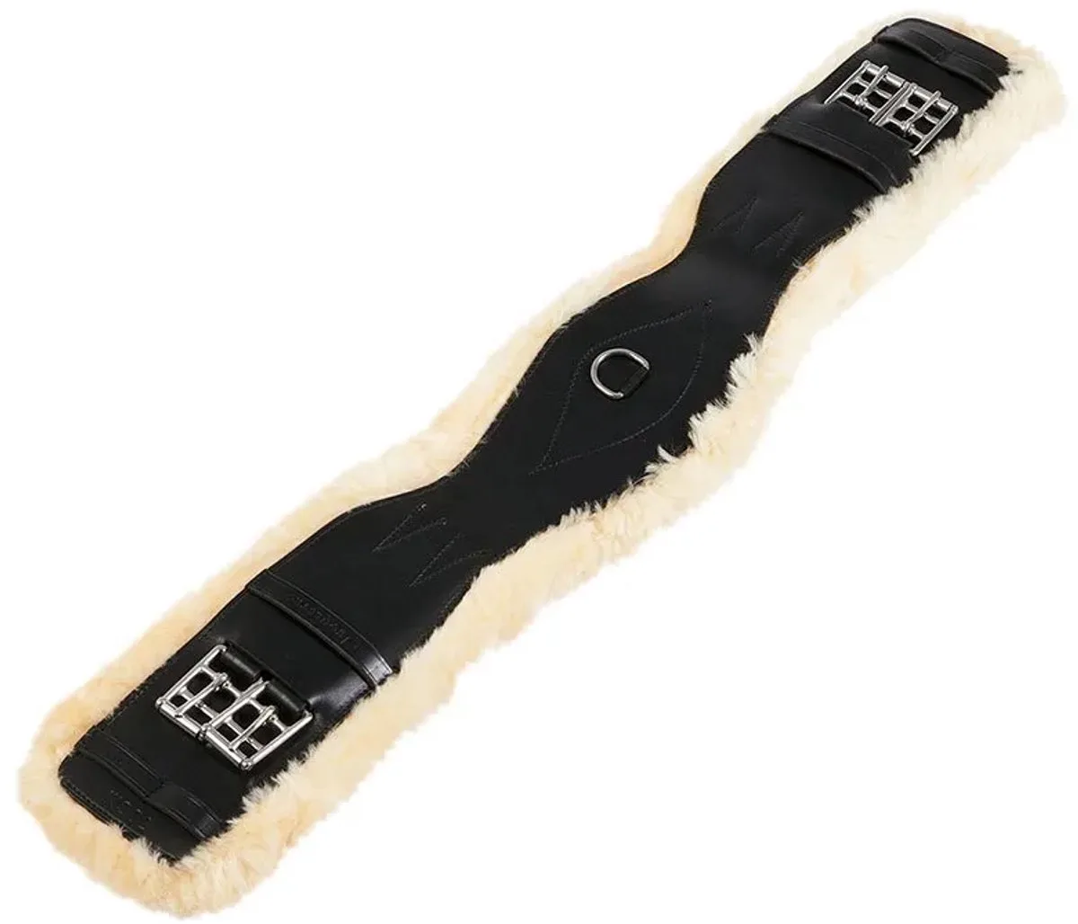 Gisele Dressuur Paardensingel Zwart 75 cm van Equestro in Zwart – productfoto