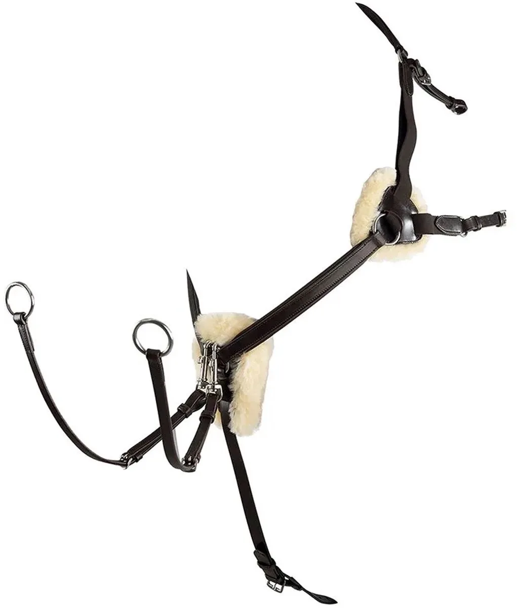 Salome Borsttuig Bruin Cob by Equestro in Dark Brown – product photo