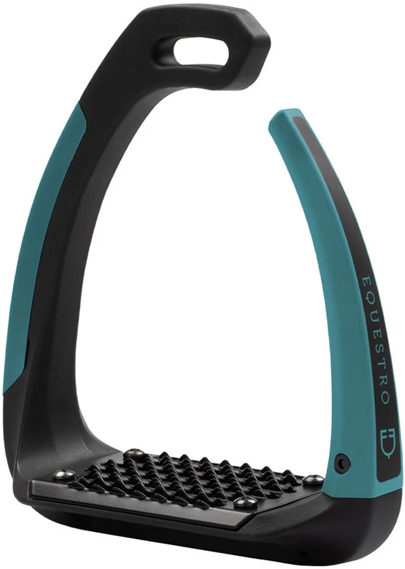 Stijgbeugels Supernova-Turquoise by Equestro in Blue Coral – product photo