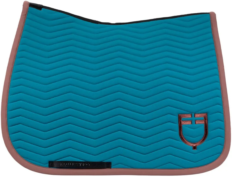 Zadeldek Wave FW25 Full by Equestro in Blue Coral – product photo