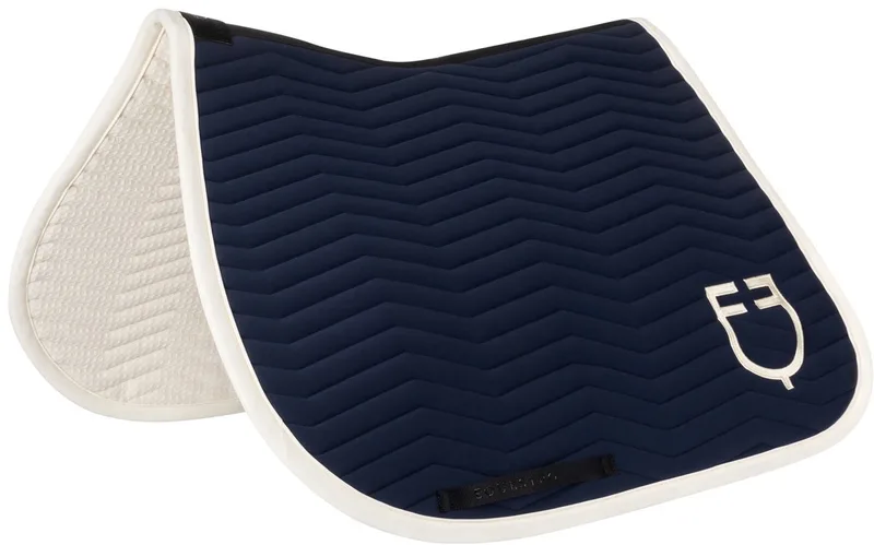 Zadeldek Wave SS25 Full von Equestro in Dunkelblau – Produktfoto