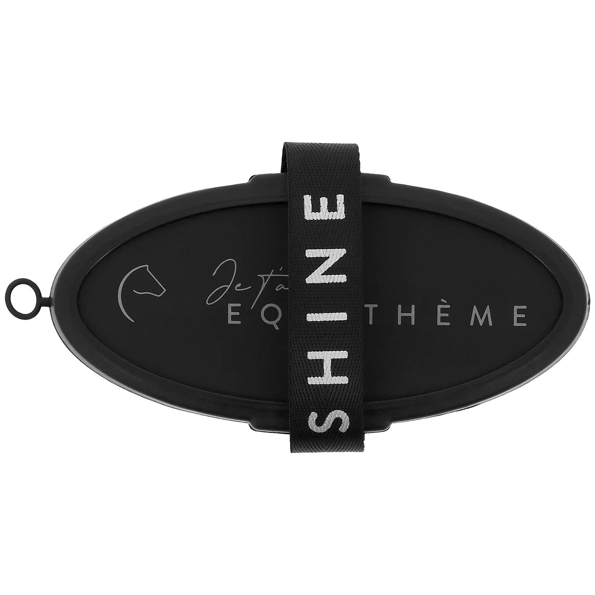 Body Brush Equithème Je T'aime de Equi-Theme en Noir – photo produit
