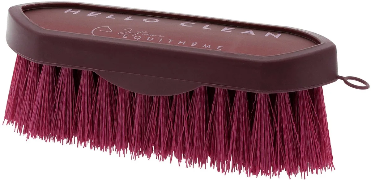 Dandy Brush Equithème Je T'aime van Equi-Theme in Donkerrood – productfoto