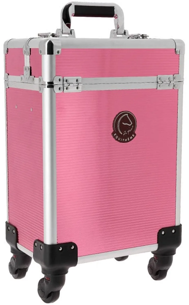 Poetskoffer op wielen Je t'aime - L 29 x B 18 x H 48 från Equi-Theme i Rosa – produktbild