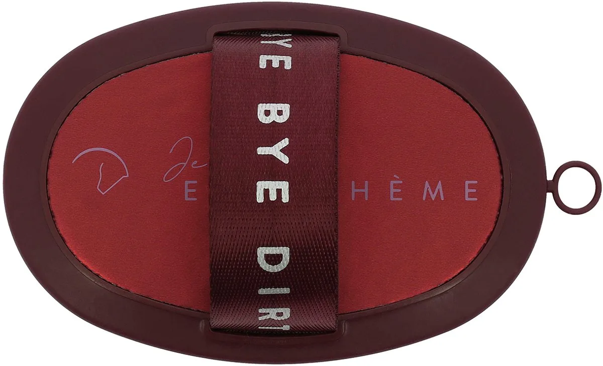 Rosborstel Equithème Je T'aime fra Equi-Theme i Donkerrood – produktbillede